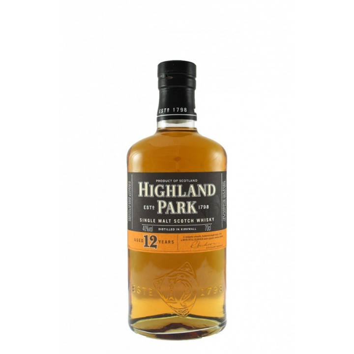 WHISKY HIGHLAND PARK 12 ans 70cl 40°