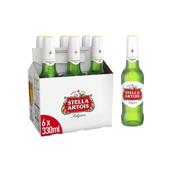 BIERE STELLA ARTOIS 330ML 5% ALC.