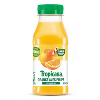 Jus TROPICANA orange avec pulpe (12 x 25cl)