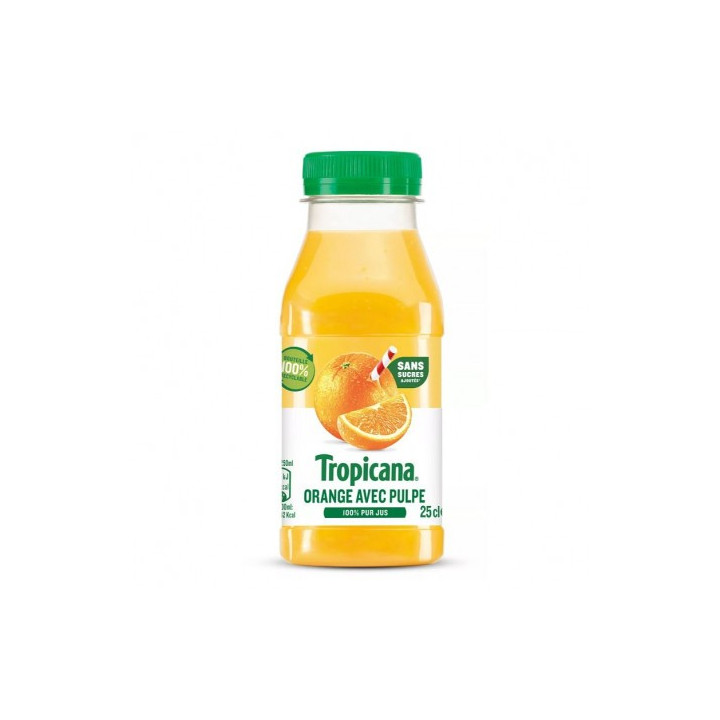 Jus TROPICANA orange avec pulpe (12 x 25cl)