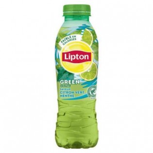 LIPTON ICE TEA GREEN CITRON MENTHE PET 50CL