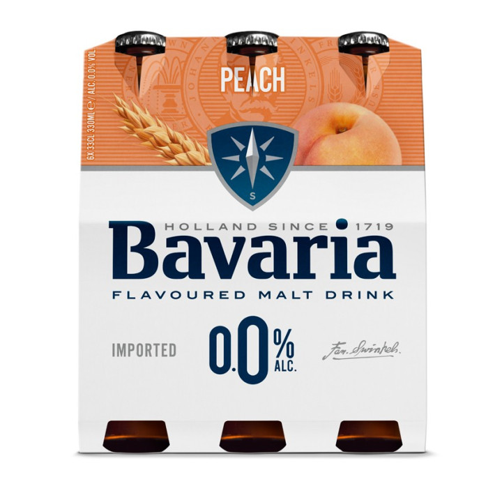 Bière BAVARIA Pêche 0% (4 x (6 x 33cl))