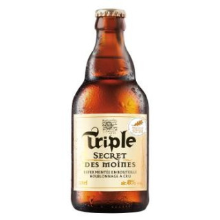 Bière TRIPLE SECRET DES MOINES blonde 8% (12 x 33cl)