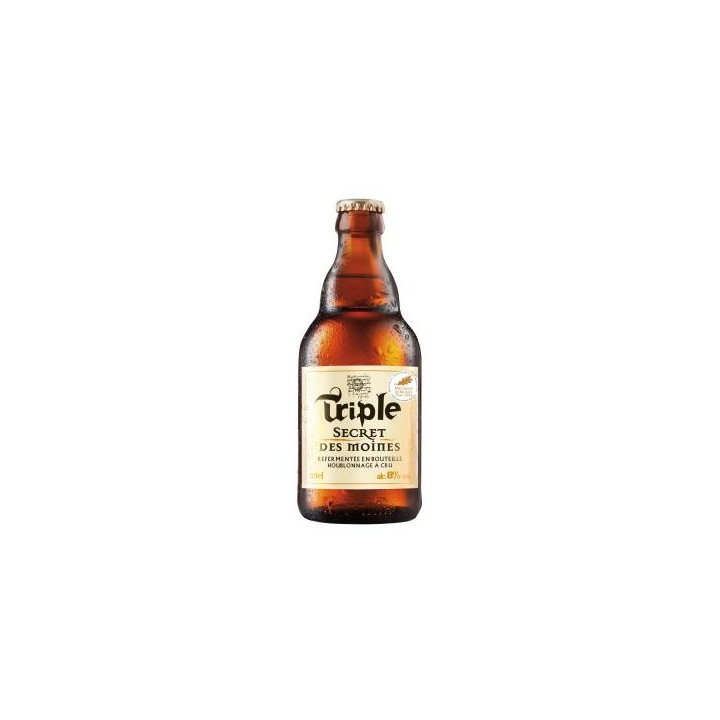 BIERE Triple SECRET MOINES Blonde 33cl 8 x12