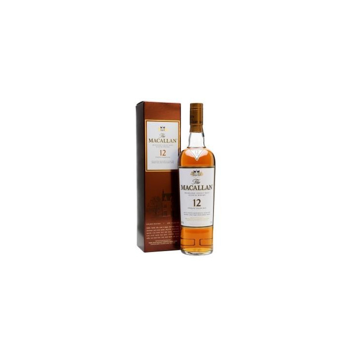 WHISKY MACALLAN Sh Ok 12yrs 75cl 43°