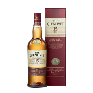 WHISKY GLENLIVET 15ANS 40 70cl