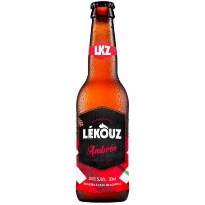 Bière LEKOUZ ambrée 5,8% (6 x 33cl)