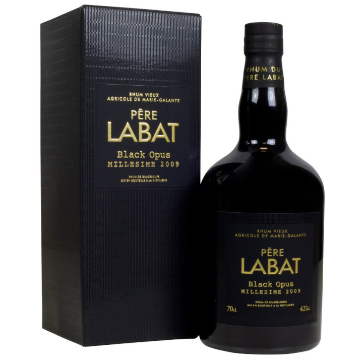 Rhum vieux PERE LABAT black opus millésime 2009 42% (70cl)