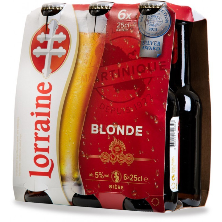 Bière LORRAINE blonde btle en verre (4 x (6 x 25cl))