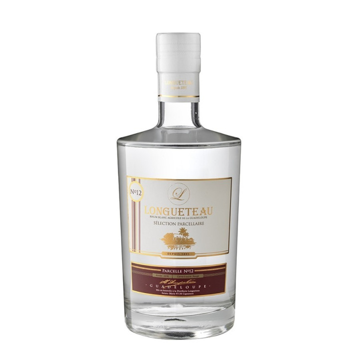 RHUM LONGUETEAU BLANC PARCELLE N 12 70CL 55