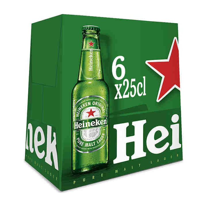 Bière HEINEKEN btle en verre (24 x 25cl)