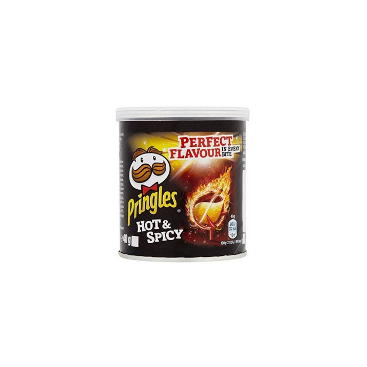 Carton Chips PRINGLES hot & spicy (12 x 40g)