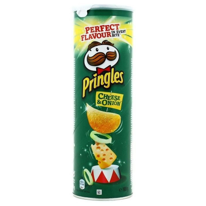 PRINGLES CHEESE/ONION 165G