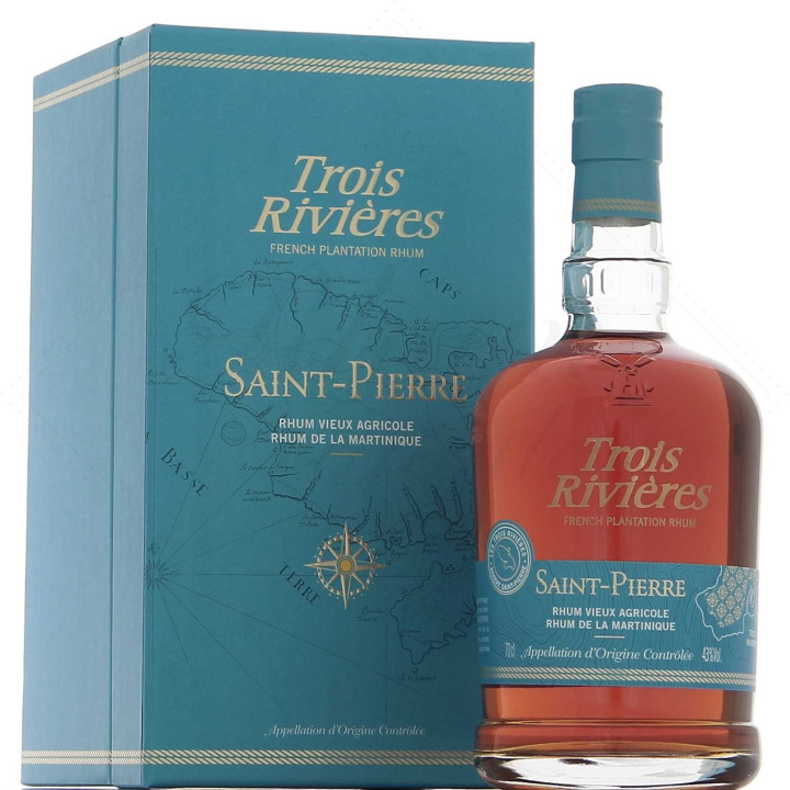 Rhum vieux TROIS RIVIERES saint-pierre 43% (70cl)