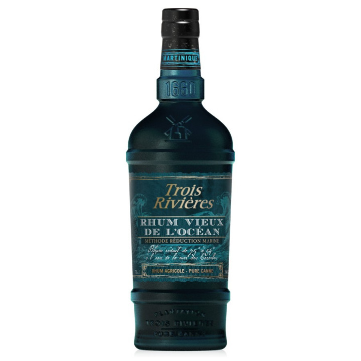 Rhum vieux TROIS RIVIERES rhum de l'océan 54% (70cl)