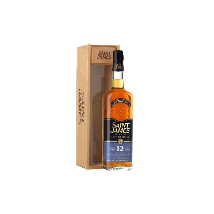 Rhum vieux SAINT-JAMES 12 ans 43% (70cl)