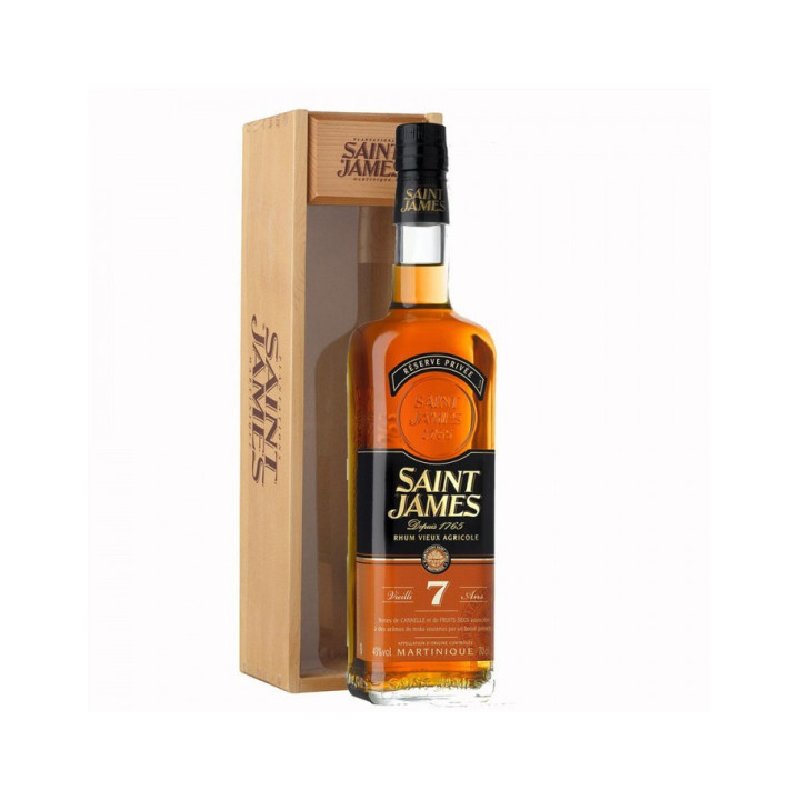 Rhum vieux SAINT-JAMES 7 ans 43% (70cl)