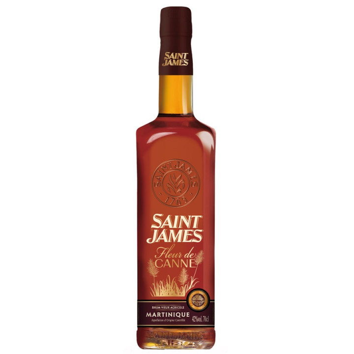 Rhum vieux SAINT-JAMES fleur de canne 42% (70cl)