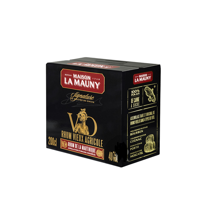 Rhum vieux MAISON LA MAUNY signature V.O 40% (cubi 2L)