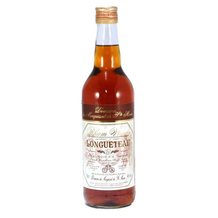 Rhum vieux LONGUETEAU 6 ans 42% (70cl)