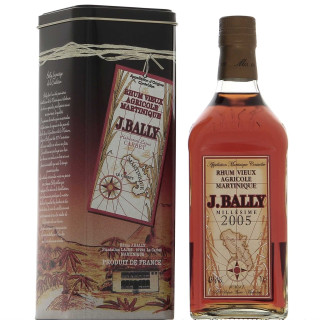 Rhum vieux J.BALLY millésime 2005 43% (70cl)