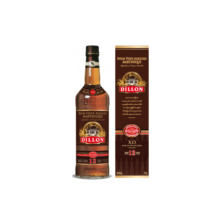 Rhum vieux DILLON X.O 12 ans 45% (70cl)