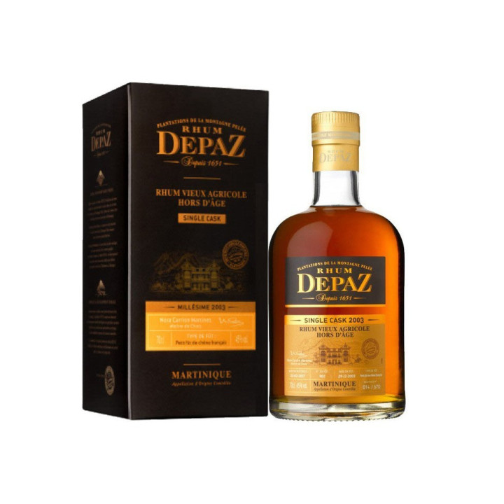 DEPAZ Single Cask 45° 70cl