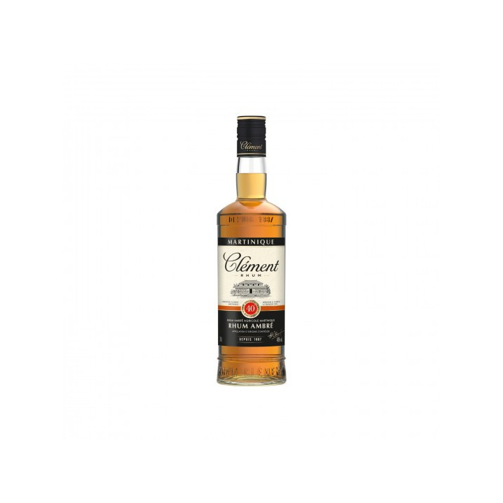 Rhum ambré CLEMENT 40% (70cl)