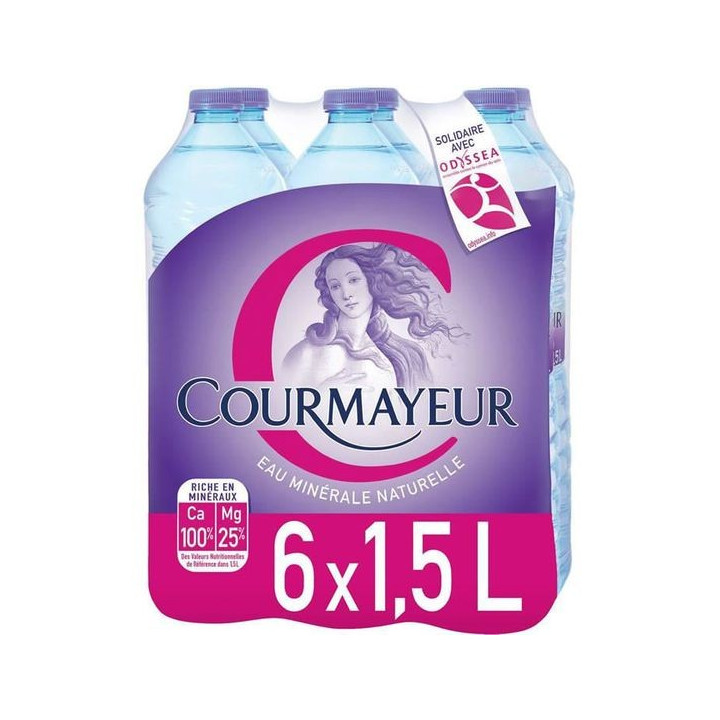 EAU COURMAYEUR 6X1.5L