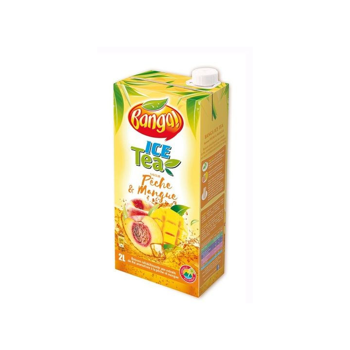 BANGA ice tea pêche mangue (2 x 2L)