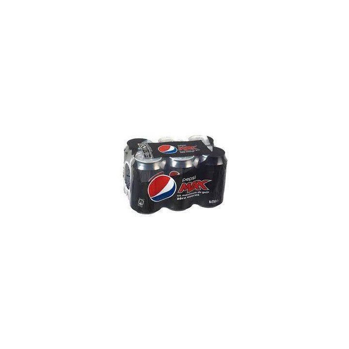 PEPSI MAX BOITE PACK 6X33CL