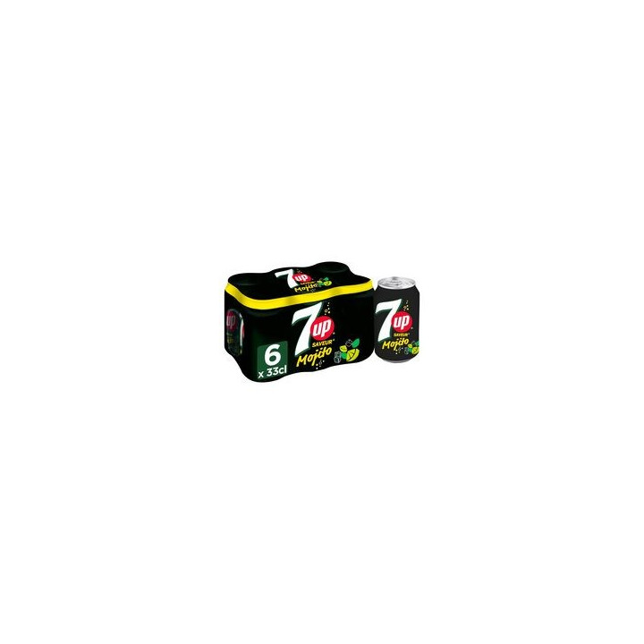 SEVEN UP MOJITO BOITE 6X33CL