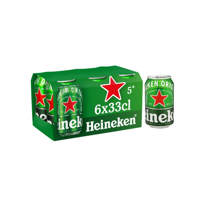 Bière HEINEKEN canette (24 x 33cl)