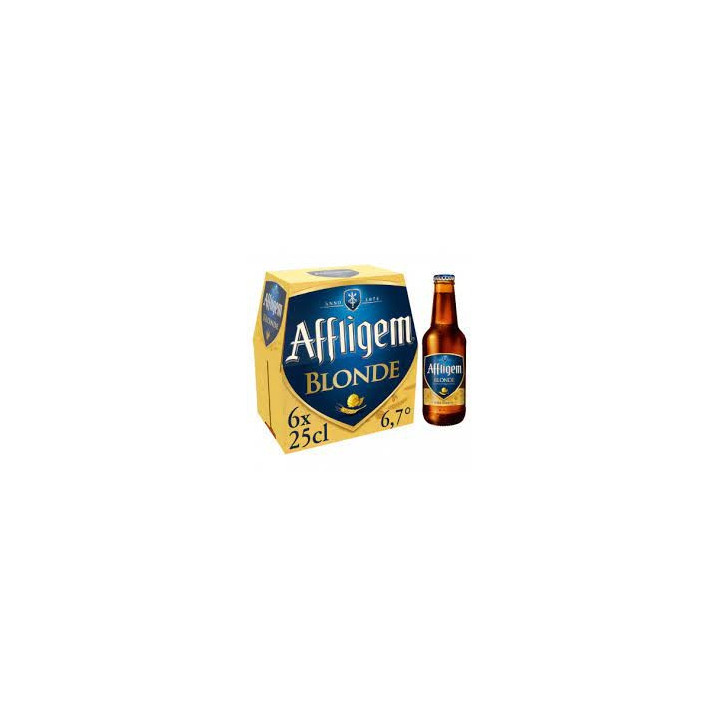 24 Bières AFFLIGEM blonde (6 x 25cl)