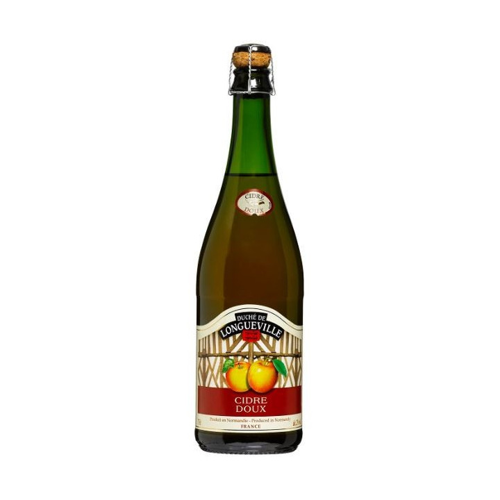 Carton Cidre doux DUCHE DE LONGUEVILLE 2% (6x75cl)