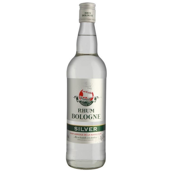 Rhum blanc BOLOGNE silver 40% (70cl)