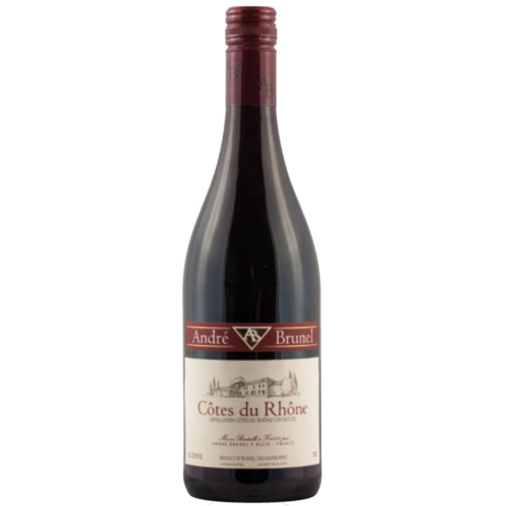 3 COTES DU RHONE BRUNEL ROUGE 75cl