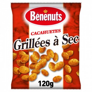 BEN & NUTS CACAHUETE SEC NATURE 120G x 12