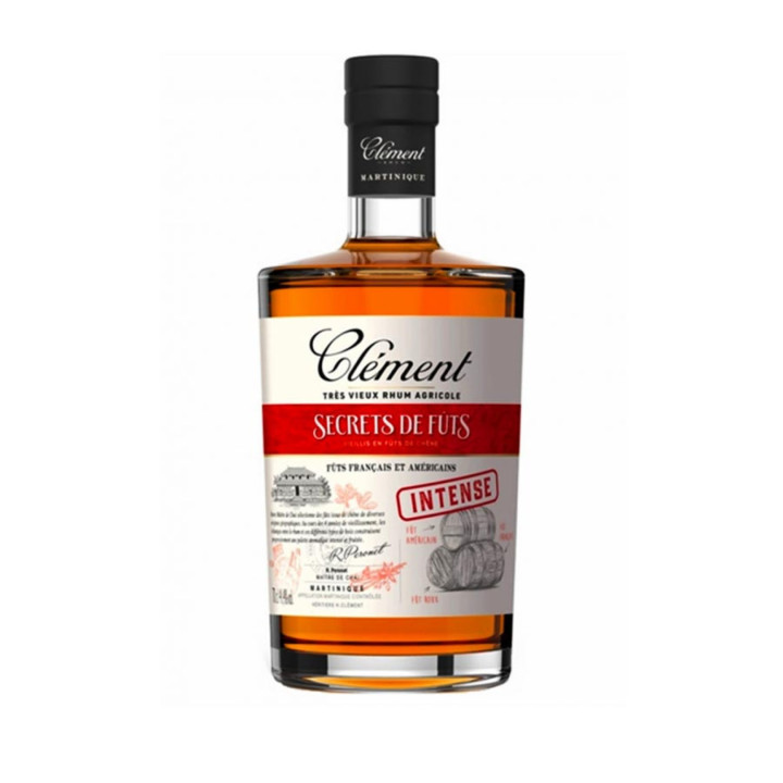 Rhum vieux CLEMENT secrets de fûts intense 41,4% (70cl)