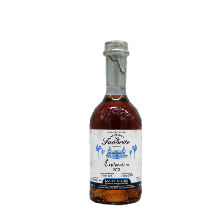 Rhum vieux LA FAVORITE exploration n°2 47,8% (70cl)