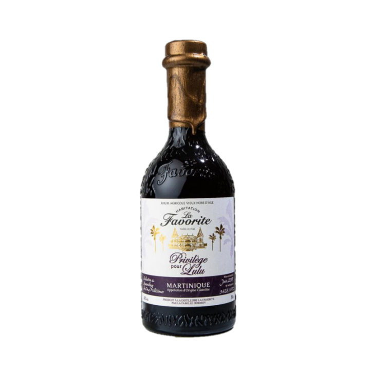 Rhum vieux LA FAVORITE privilège pour Lulu 41,3% (70cl)