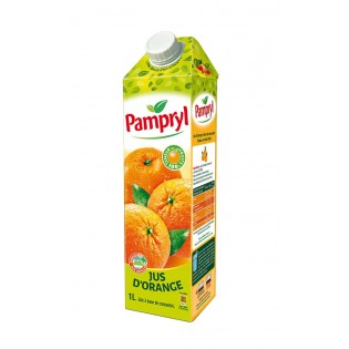 PAMPRYL Jus d'Orange 100% ABC 1l