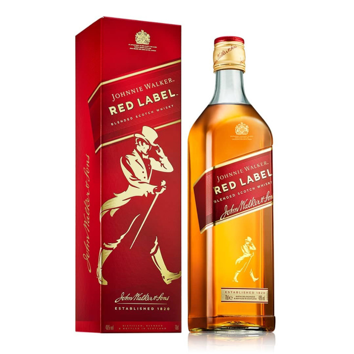 WHISKY JOHNNIE RED LABEL 70CL X 40°