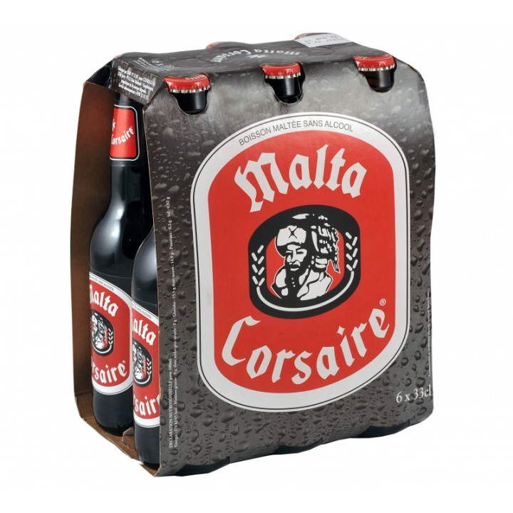 Bière MALTA CORSAIRE btle en verre (24 x 33cl)