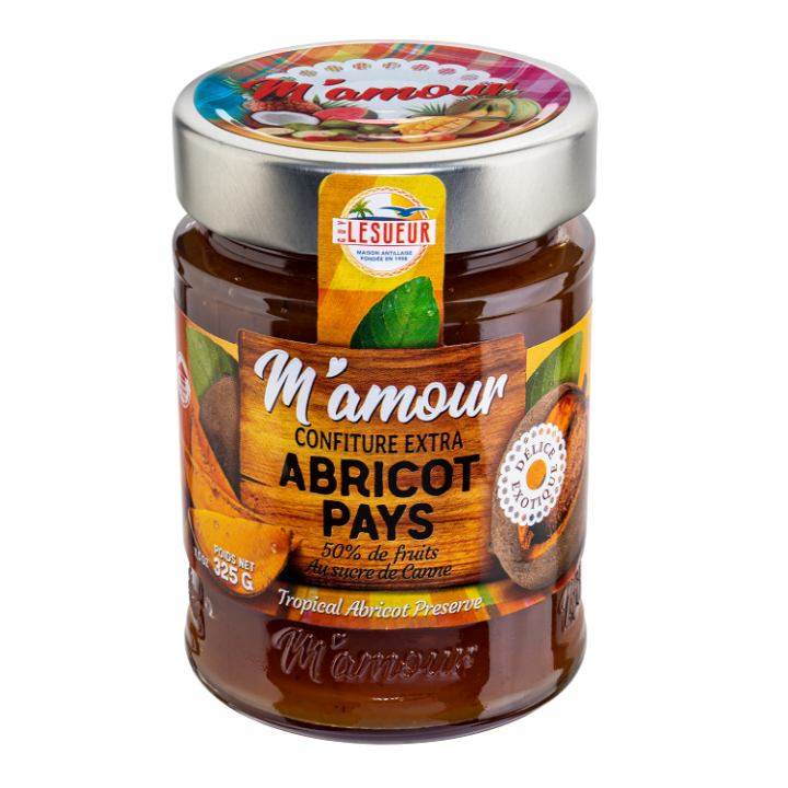 Confiture M'AMOUR abricot pays (325g)