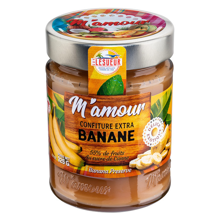 Confiture M'AMOUR banane (325g)