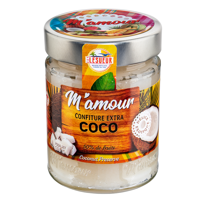 Confiture M'AMOUR coco ananas (325g)