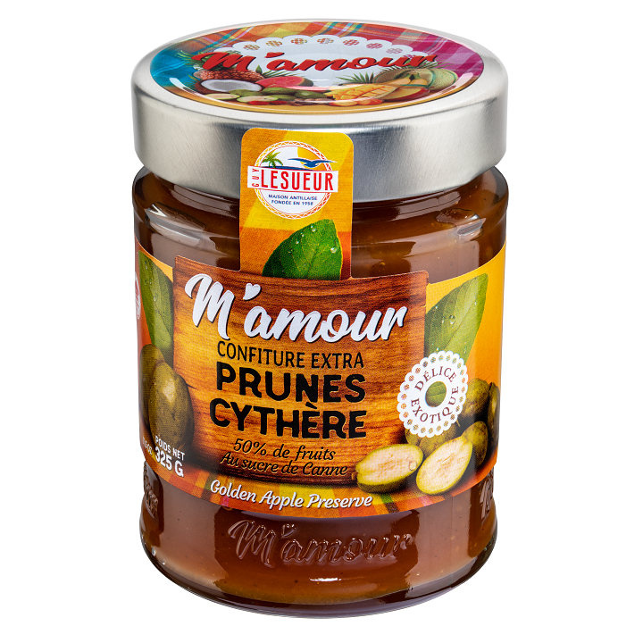 Confiture M'AMOUR prune de cythère (325g)