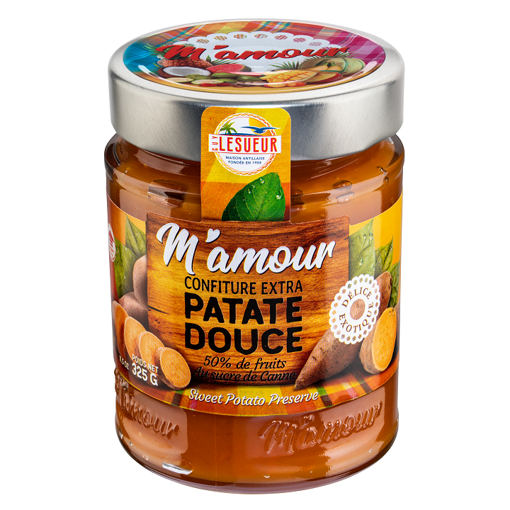 Confiture M'AMOUR patate douce (325g)