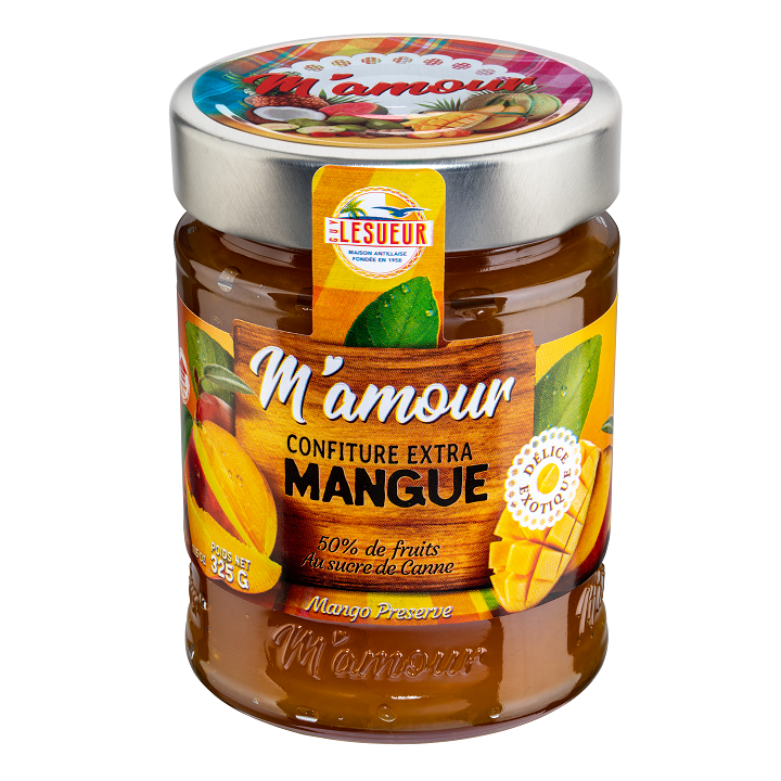 Confiture M'AMOUR mangue (325g)